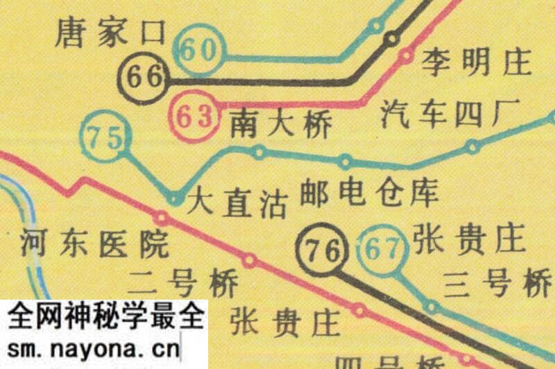 1981年《天津交通图》预览图4 1981年《天津交通图》预览图4
