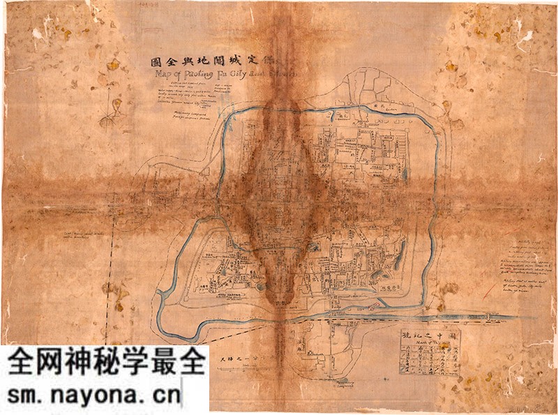 1919年《保定城关地舆全图》预览图