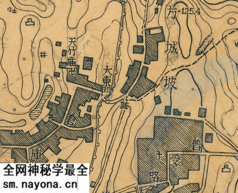 1947年湖北《钟祥县城市图》预览图1 1947年湖北《钟祥县城市图》预览图1