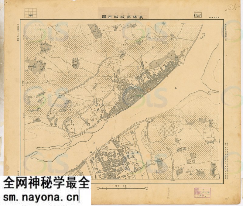 1947年《襄阳樊城城市图》预览图 1947年《襄阳樊城城市图》预览图