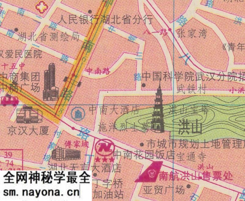 1999年《武汉市交通图》预览图4 1999年《武汉市交通图》预览图4