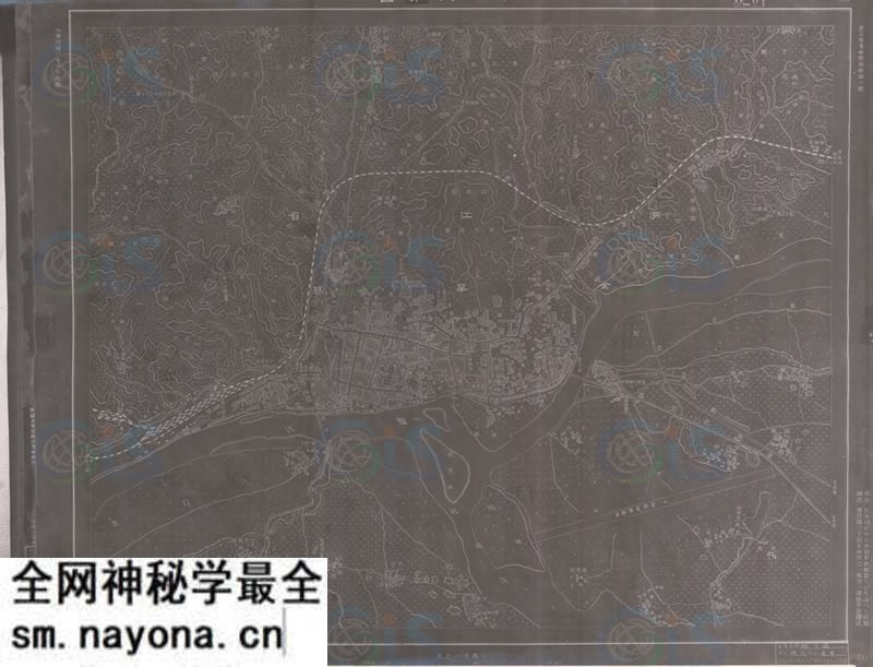 1947年浙江《金华县城市图》预览图