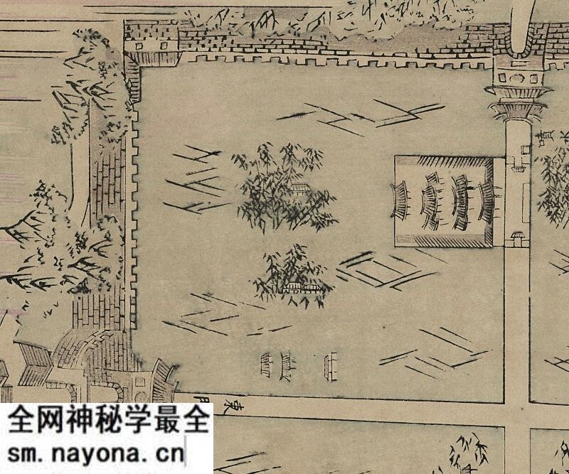 1895年《台湾台北城之图》预览图3 1895年《台湾台北城之图》预览图3