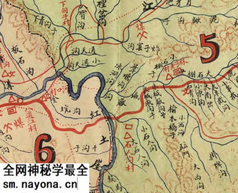 1935年吉林《临江县全图》预览图3