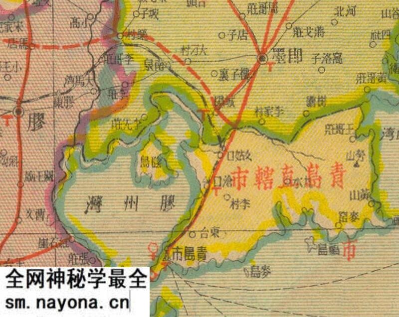 1938年《山东省明细地图》预览图2 1938年《山东省明细地图》预览图2