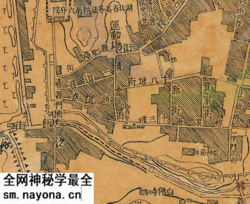 1947年《黄冈县城市图》预览图2 1947年《黄冈县城市图》预览图2