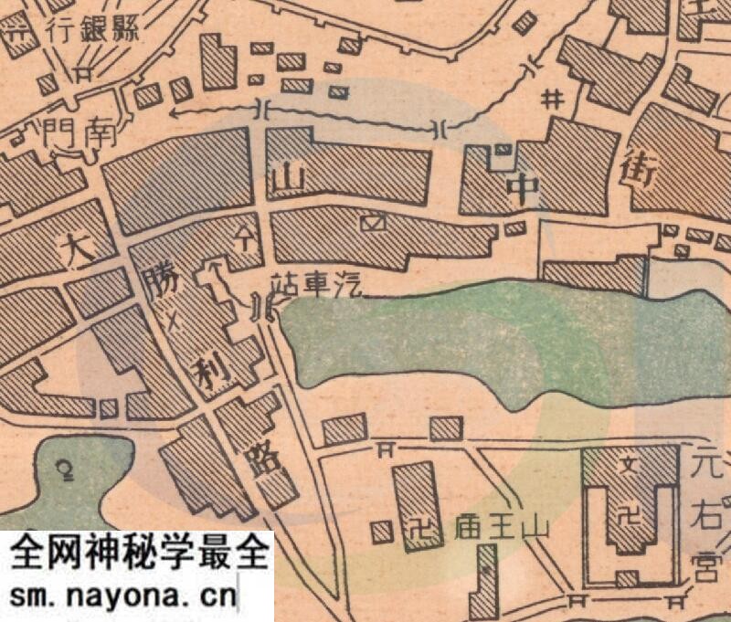 1948年《钟祥县城市图》预览图2 1948年《钟祥县城市图》预览图2