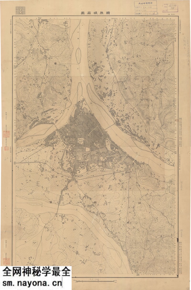 1947年《赣县城厢图》预览图 1947年《赣县城厢图》预览图