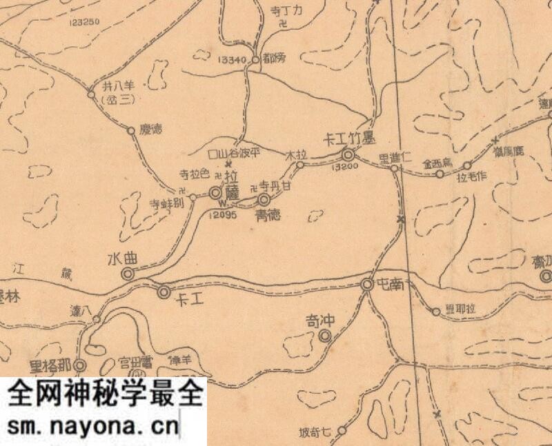 1943年《青康藏地图》预览图2 1943年《青康藏地图》预览图2