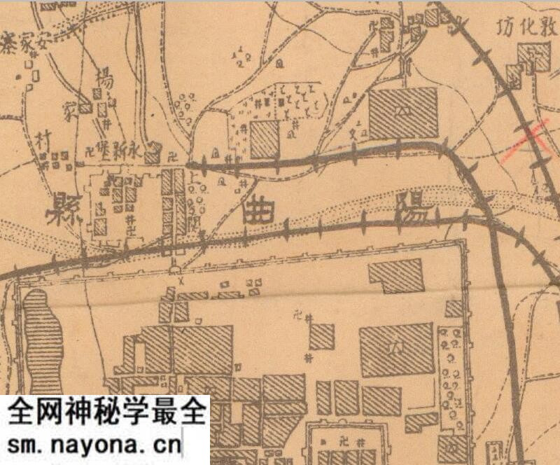 1934年《太原近傍情报图》其一预览图1 1934年《太原近傍情报图》其一预览图1