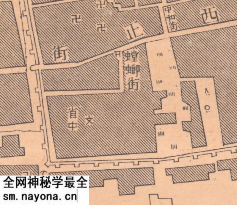 1948年云南《会泽县城市图》预览图2 1948年云南《会泽县城市图》预览图2