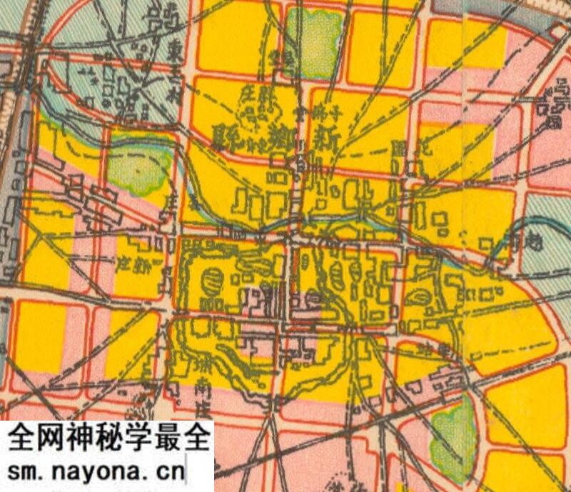1940年《新乡都市计画要图》预览图2 1940年《新乡都市计画要图》预览图2