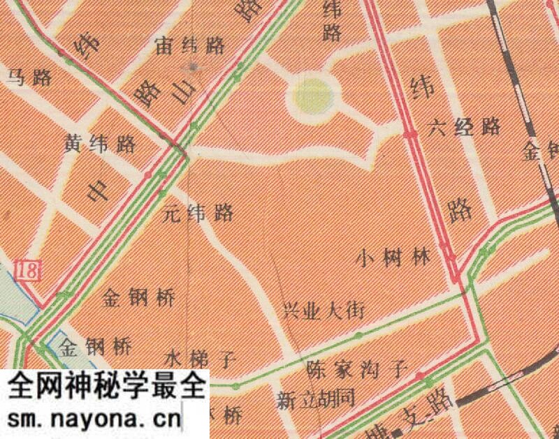 1981年《天津交通图》预览图2 1981年《天津交通图》预览图2