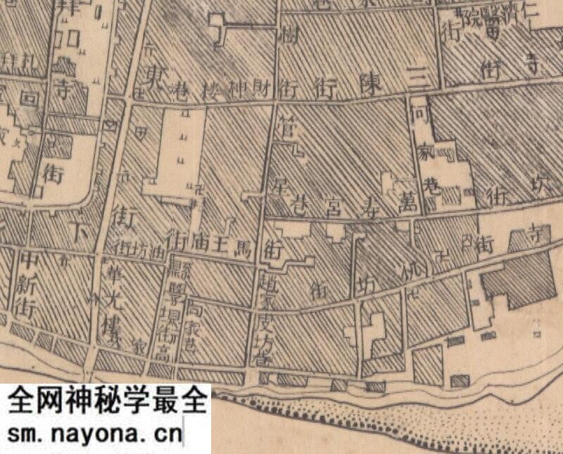 1948年四川《阆中县城厢图》预览图1 1948年四川《阆中县城厢图》预览图1