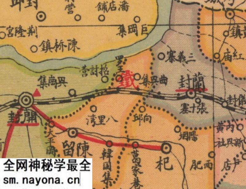 民国《河南明细地图》预览图2
