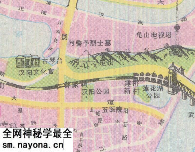 1986年《武汉市交通图》预览图3 1986年《武汉市交通图》预览图3