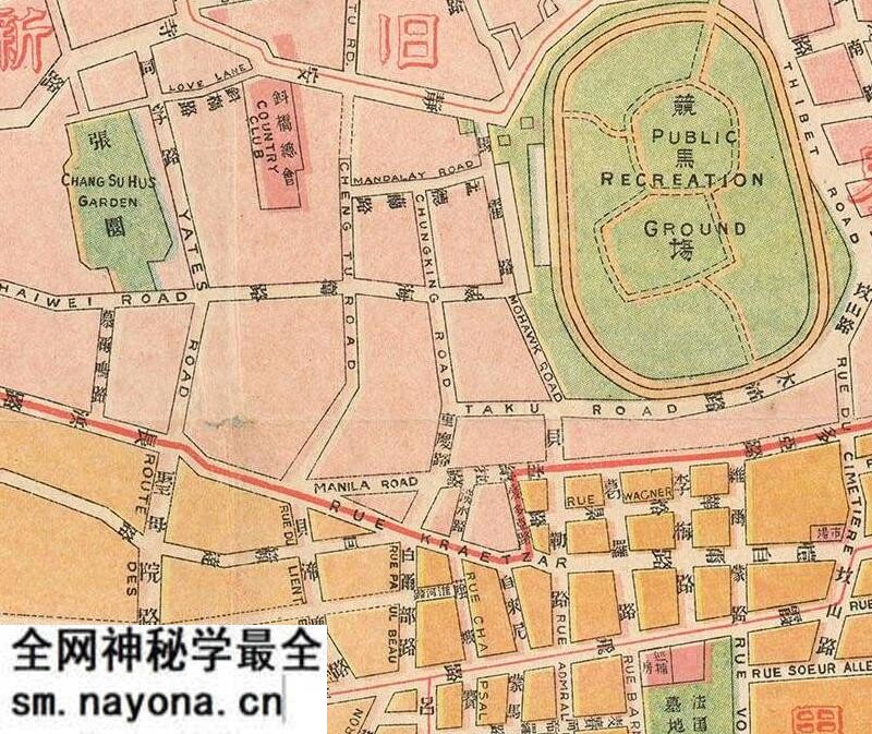 1917年《最近实测上海新地图》预览图3 1917年《最近实测上海新地图》预览图3