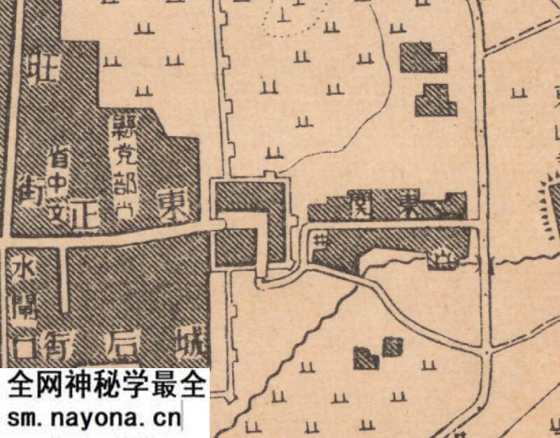 1948年云南《曲靖县城市图》预览图1 1948年云南《曲靖县城市图》预览图1