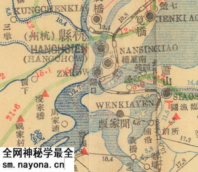 1942年《浙江邮区舆图》预览图1 1942年《浙江邮区舆图》预览图1