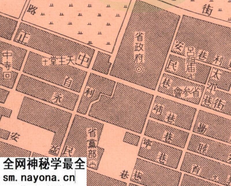 1948年《银川市城市图》预览图3 1948年《银川市城市图》预览图3