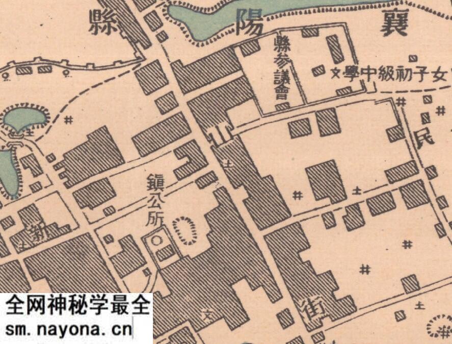1949年《襄阳樊城城市图》预览图3 1949年《襄阳樊城城市图》预览图3