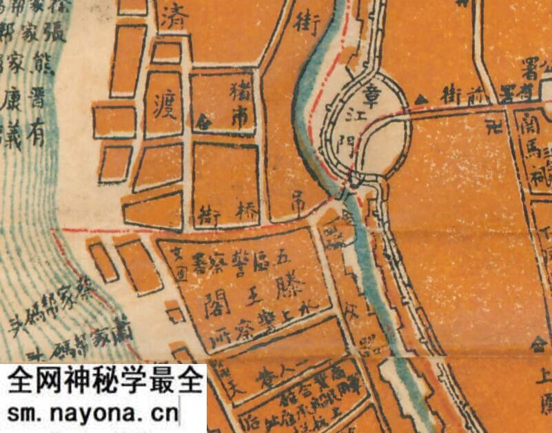 1922年南昌《江西省城内外全图》预览图1 1922年南昌《江西省城内外全图》预览图1