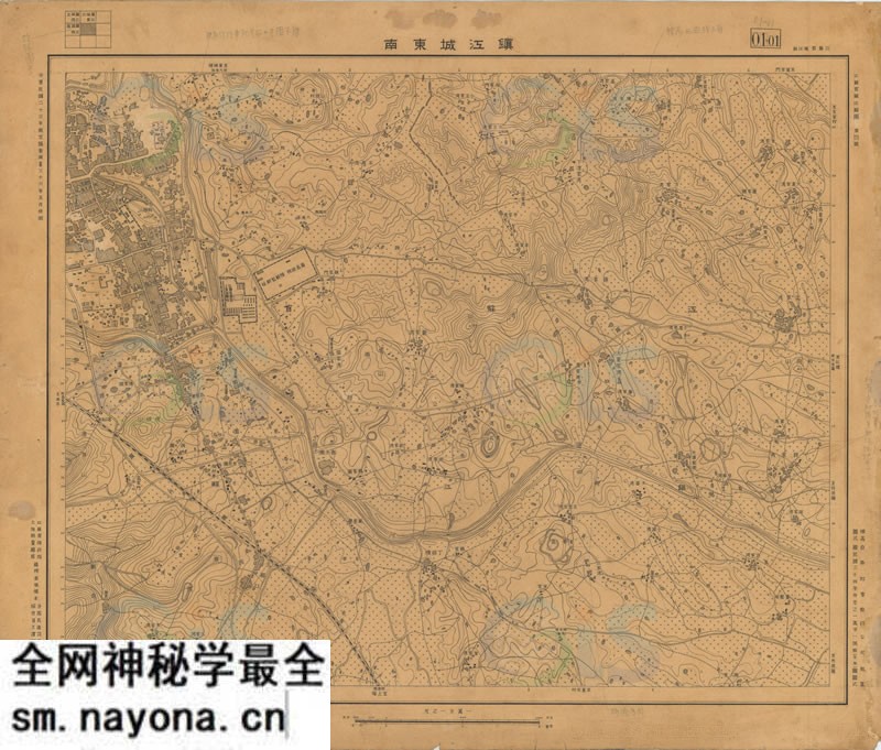 1947年《镇江城市图》预览图3