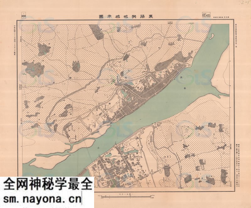 1949年《襄阳樊城城市图》预览图 1949年《襄阳樊城城市图》预览图