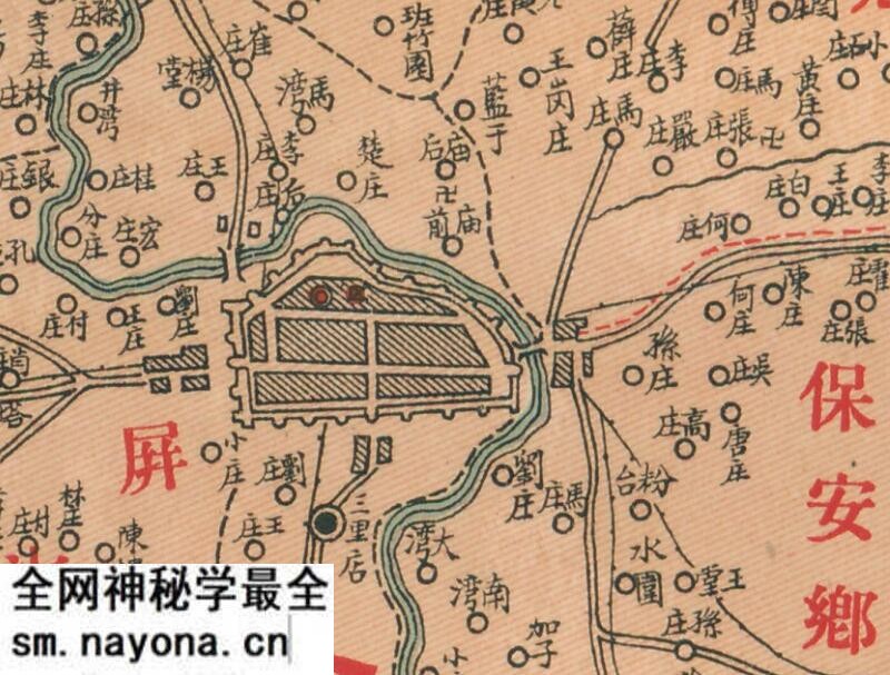 1934年《河南汝南县详图》预览图2