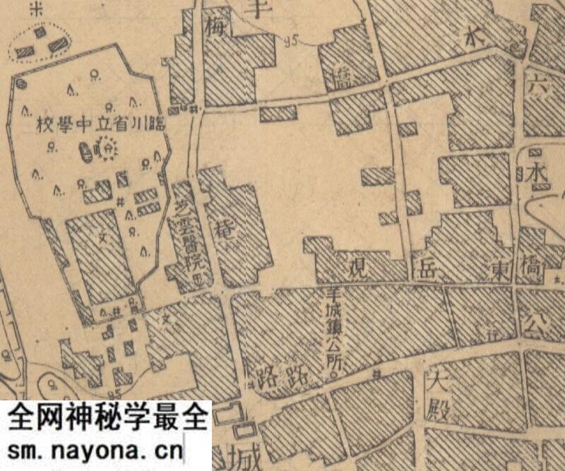 1947年江西《临川县城厢图》预览图3 1947年江西《临川县城厢图》预览图3