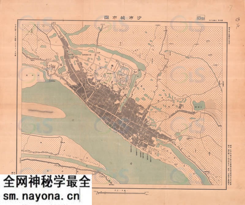 1948年湖北《沙市城市图》预览图 1948年湖北《沙市城市图》预览图