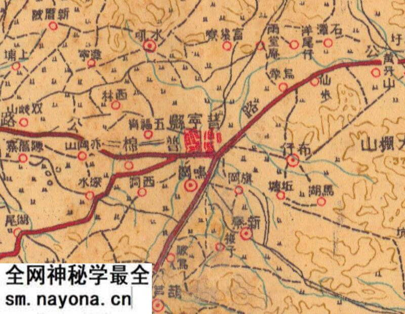 1939年《普宁县》20万地形图预览图1 1939年《普宁县》20万地形图预览图1