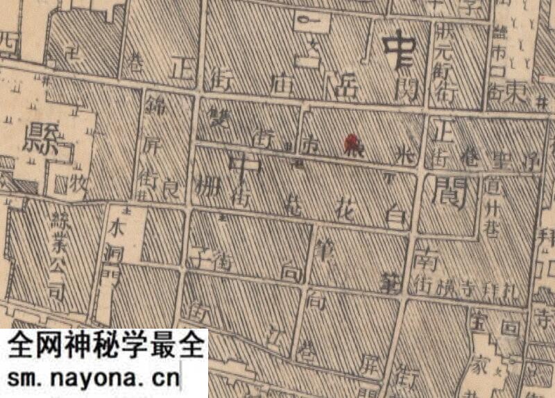 1948年四川《阆中县城厢图》预览图2 1948年四川《阆中县城厢图》预览图2