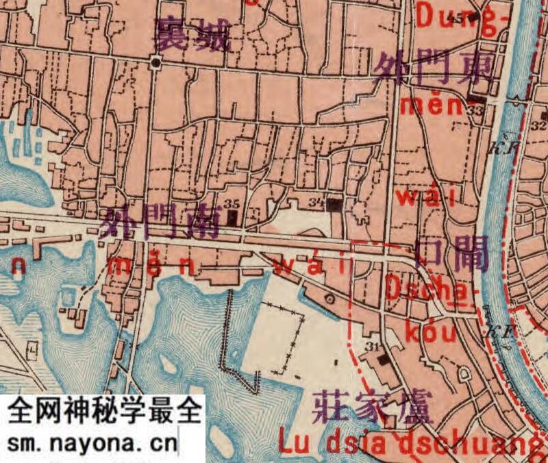 1905年《天津市地图》预览图2 1905年《天津市地图》预览图2