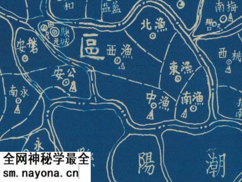 1942年《广东省揭阳县图》预览图1 1942年《广东省揭阳县图》预览图1
