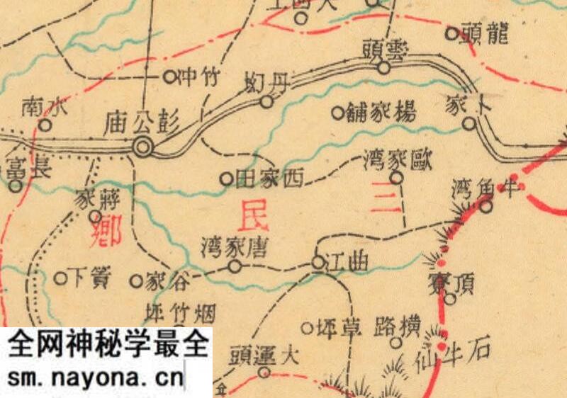 1940年湖南《资兴县图》预览图1