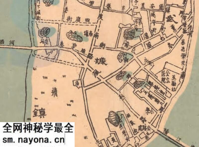 1944年《韶洲(韶关曲江)市街图》预览图2 1944年《韶洲(韶关曲江)市街图》预览图2