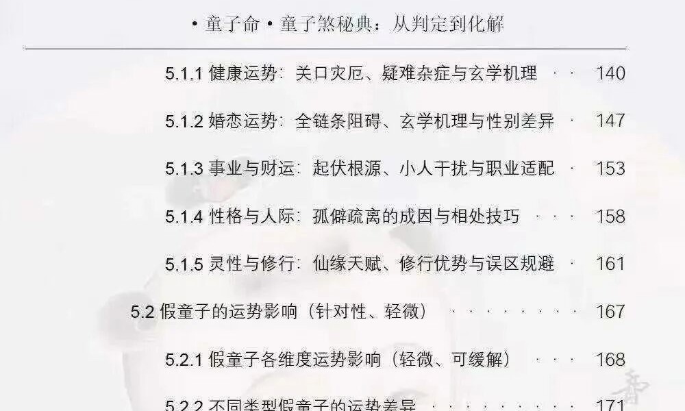 仙骨老道《童子煞秘典 从判定到化解》280页
