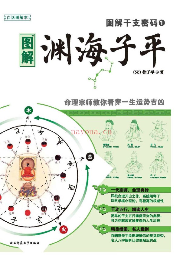 图解干支密码1渊海子平 2穷通宝鉴 3子平真诠上下（4册全套）pdf