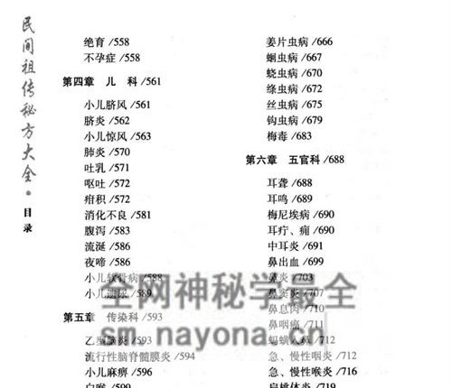 K2222《民间祖传秘方大全》PDF电子书855页