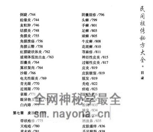 K2222《民间祖传秘方大全》PDF电子书855页