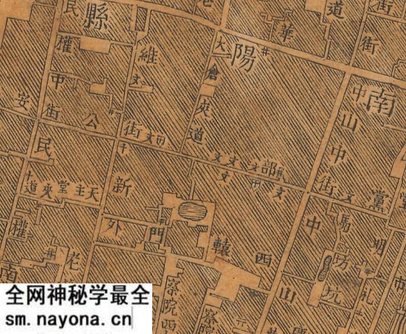 1947年《南阳县城市图》预览图3 1947年《南阳县城市图》预览图3