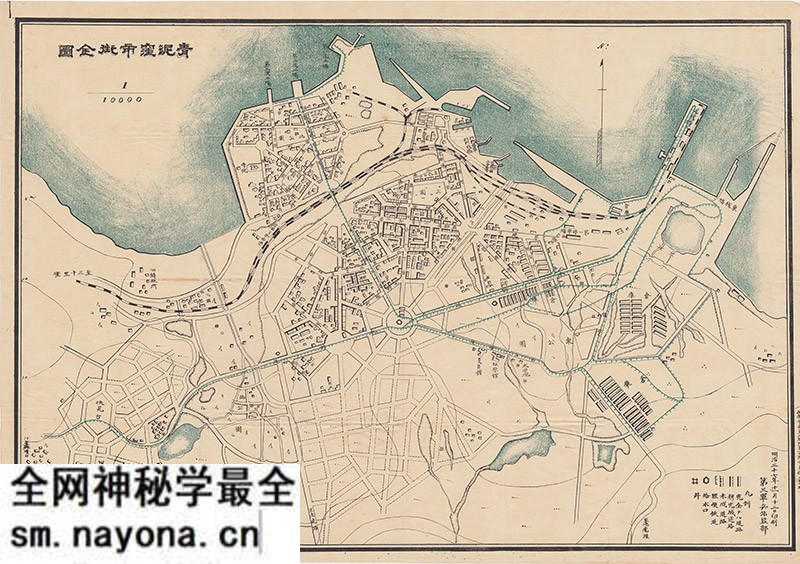 1904年大连《青泥洼市街全图》预览图 1904年大连《青泥洼市街全图》预览图