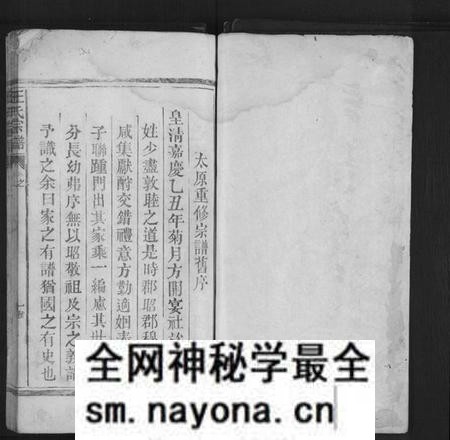 江西王氏族谱-太原王氏宗谱[不分卷].pdf电子版预览图1