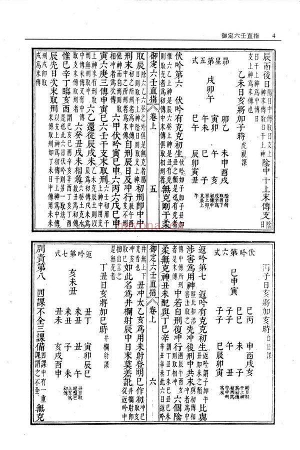 《御定六壬直指 三卷》PDF电子书（108页）