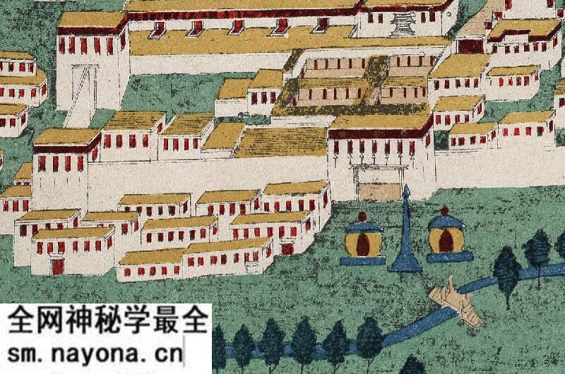 1891年《拉萨示意图》预览图2 1891年《拉萨示意图》预览图2