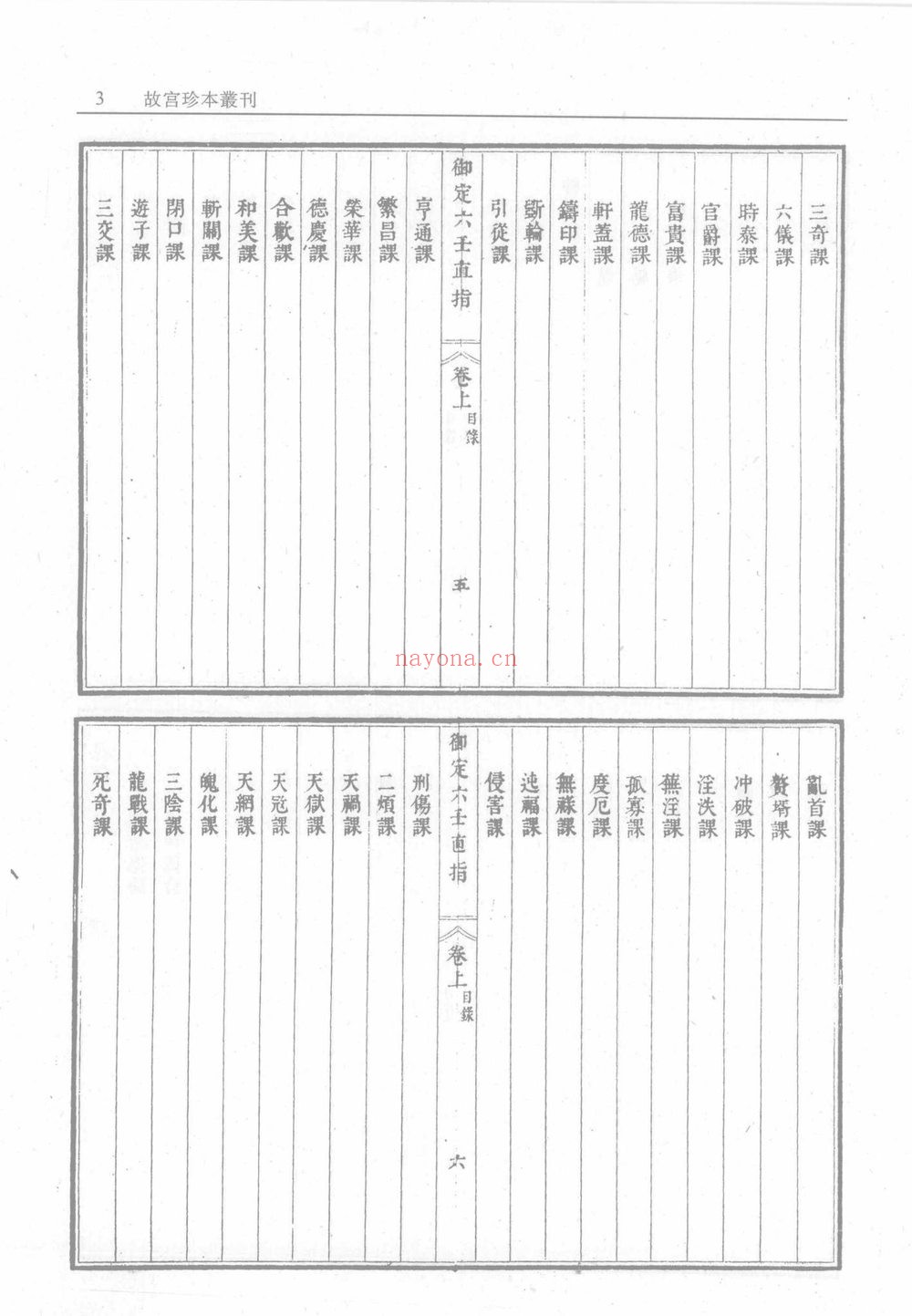 《御定六壬直指》上下卷.附析义.清.李峰注解.清康熙时期精钞本