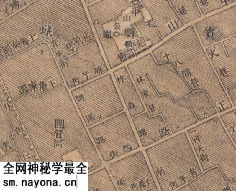 1948年《宜宾县城厢图》预览图2 1948年《宜宾县城厢图》预览图2