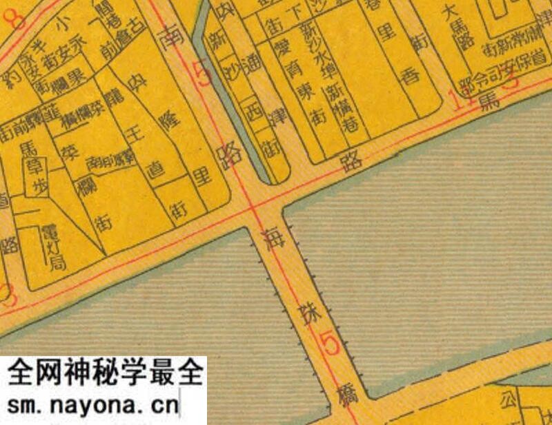 1948年《广州市街道详图》预览图2 1948年《广州市街道详图》预览图2