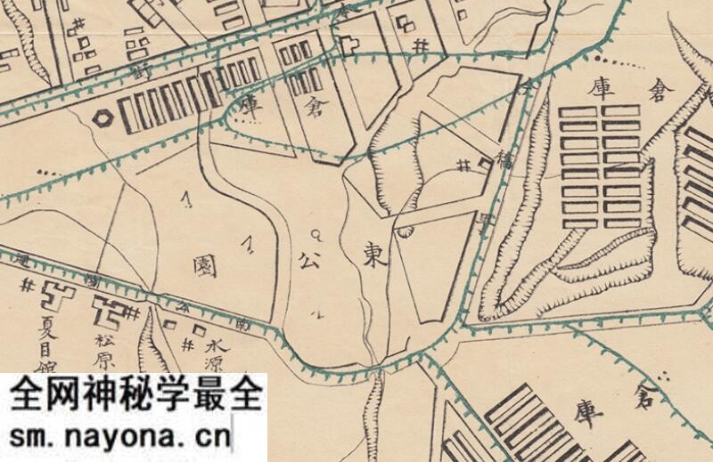1904年大连《青泥洼市街全图》预览图1 1904年大连《青泥洼市街全图》预览图1
